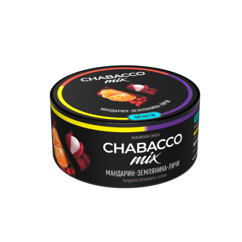 Смесь Chabacco Mix MEDIUM 40г - Мандарин Земляника Личи (Tangerine Strawberry Lychee)