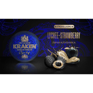 Распродажа Табак Kraken Strong 30г – Lychee Strawberry L11 (Личи клубника)