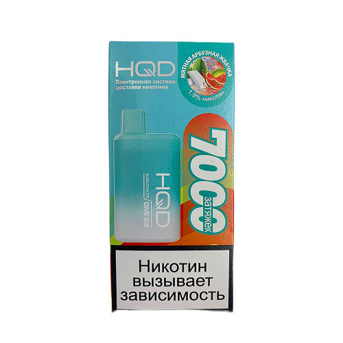 ЭС HQD Cuvie BAR 7000 – Мятная арбузная жвачка