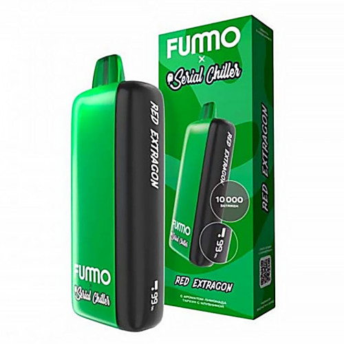 ЭС Fummo INDIC SERIAL CHILLER 10000 – Лимонад тархун с клубникой Лед