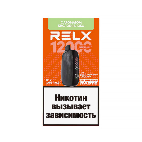 ЭС RELX-NOVA by WAKA 12000 – Кислое яблоко