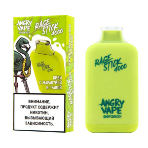 ЭС ANGRY VAPE RAGE STICK 4000 – Киви с маракуйей и гуавой