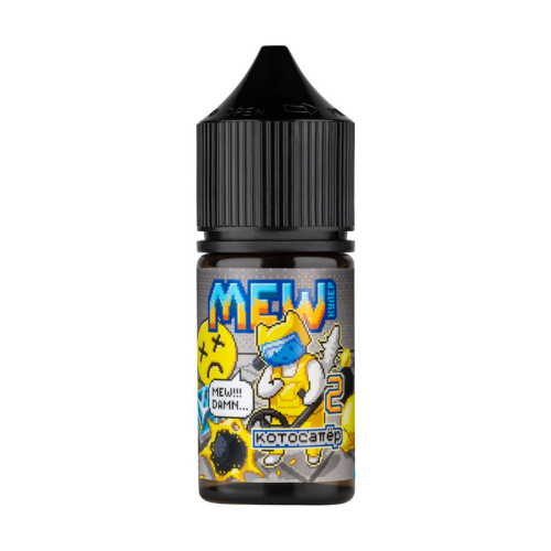 Жидкость MEW Salt 30мл 20мг - Котосапёр (Лимон и чёрная смородина со льдом)