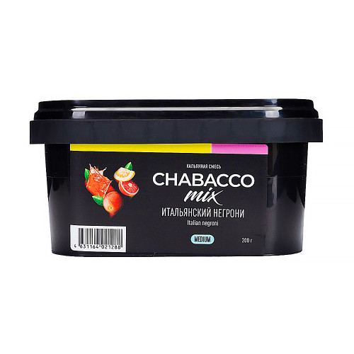 Смесь Chabacco Mix MEDIUM 200г - Итальянский Негрони (Апельсин Вермут Биттер)