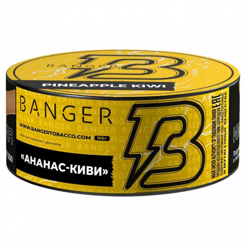 Табак Banger 100г – Pineapple Kiwi (Ананас Киви)