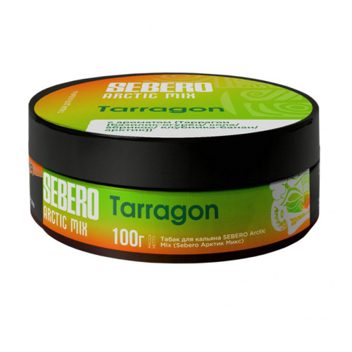 Табак Sebero Arctic Mix 100г – Tarragon (Базилик Огурец Кола Абрикос Клубника Банан Лед)