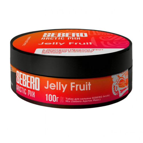 Табак Sebero Arctic Mix 100г – Jelly Fruit (Грейпфрут Бабл гам Клубника Апельсин Лед)