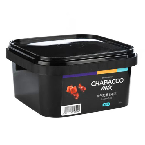 Смесь Chabacco MEDIUM 200г - Grenadine drops (Гранатовые леденцы)