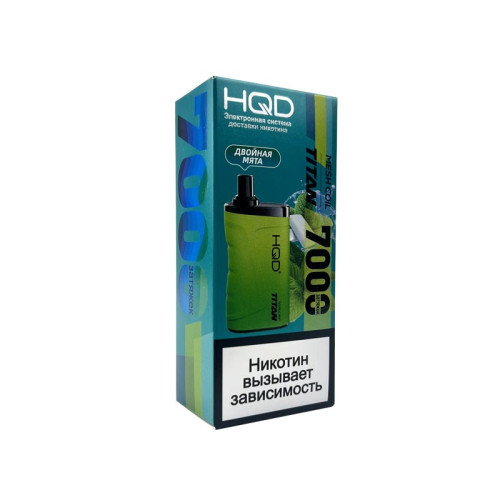 ЭС HQD TITAN 7000 – Двойная Мята