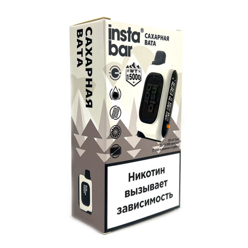 ЭС PLONQ INSTABAR 15000 – Сахарная вата