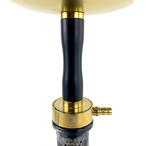 Кальян Seven Star - E-102S-SS GOLD BLACK 52см (полный комплект)