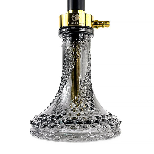 Кальян Seven Star - E-102S-SS GOLD BLACK 52см (полный комплект)