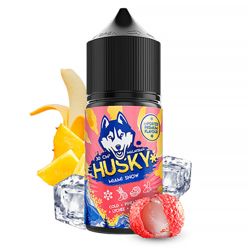 Ароматизатор HUSKY Malaysian IPF - Miami Snow 30мл 20мг (Ананас Личи Банан Лед)