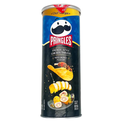 Чипсы Pringles - French style chicken twister with morel (Куриный твистер со сморчками) 80г