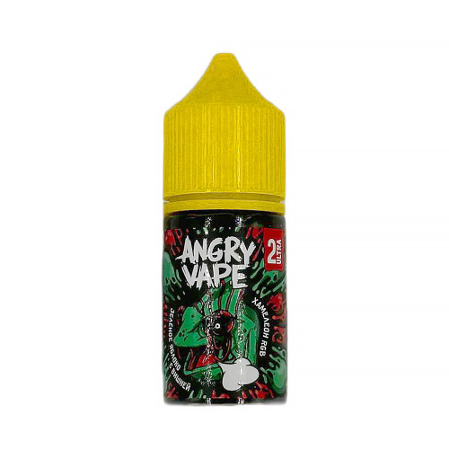 Жидкость Angry Vape Ultra - Хамелеон RGB (Зеленое яблоко с вишней) 30мл 20мг
