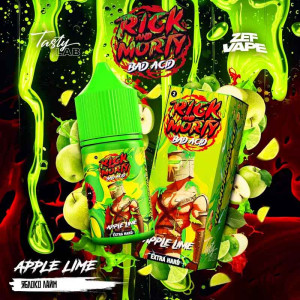 Жидкость Rick & Morty Bad Acid EXTRA HARD - Apple Lime (Яблоко Лайм) 30мл 20мг