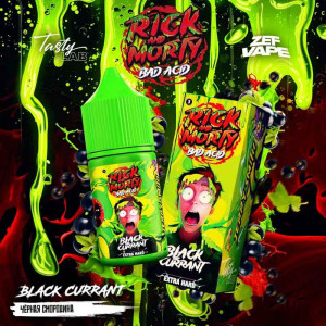 Жидкость Rick & Morty Bad Acid EXTRA HARD - Black Currant (Чёрная смородина) 30мл 20мг