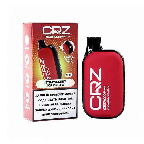 ЭС CRZ ULTRA 10000 – Клубничное мороженое (Strawberry Ice Cream)