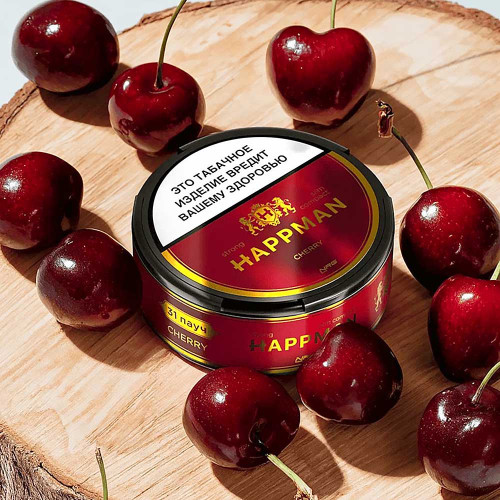 Табак жевательный HAPPMAN NRG road Strong - CHERRY 13г