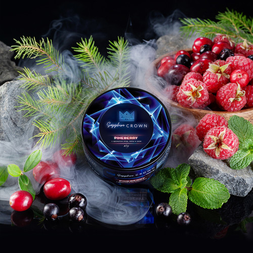 Табак Sapphire Crown 25г – Pineberry (Ягоды Мята Хвоя)