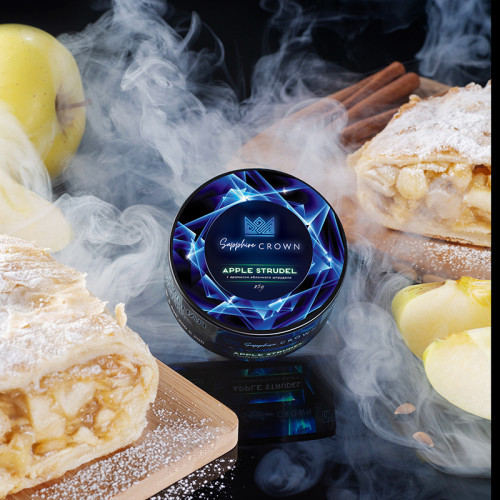 Табак Sapphire Crown 25г – Apple Strudel (Яблочный штрудель)