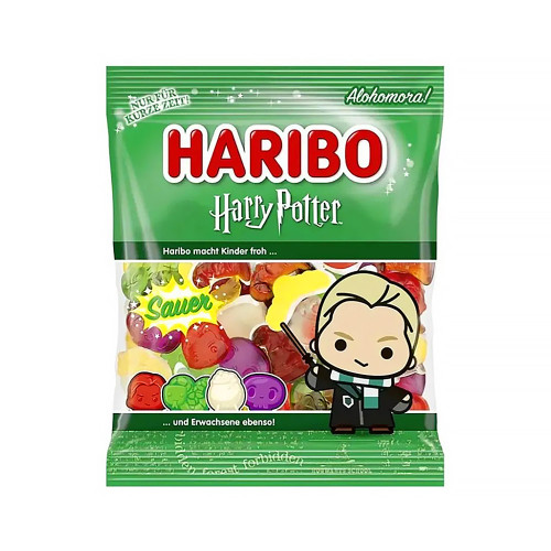 Жевательный мармелад Haribo - Драко Малфой 160г (Limited Harry Potter Draco Malfoy)