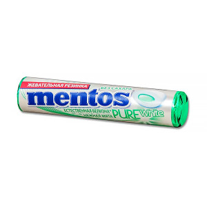 Жевательная резинка Mentos - Pure Fresh (Нежная Мята) 15,5г