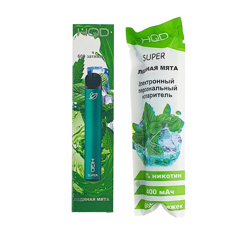 ЭС HQD SUPER 600 – Ice Mint (Ледяная мята)