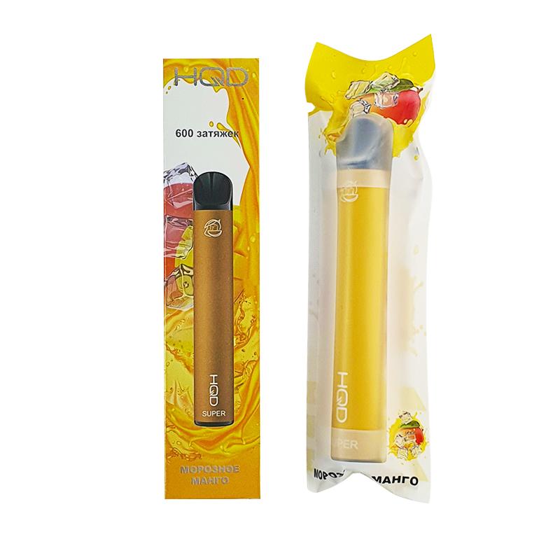 ЭС HQD SUPER 600 – Ice Mango (Морозное манго)