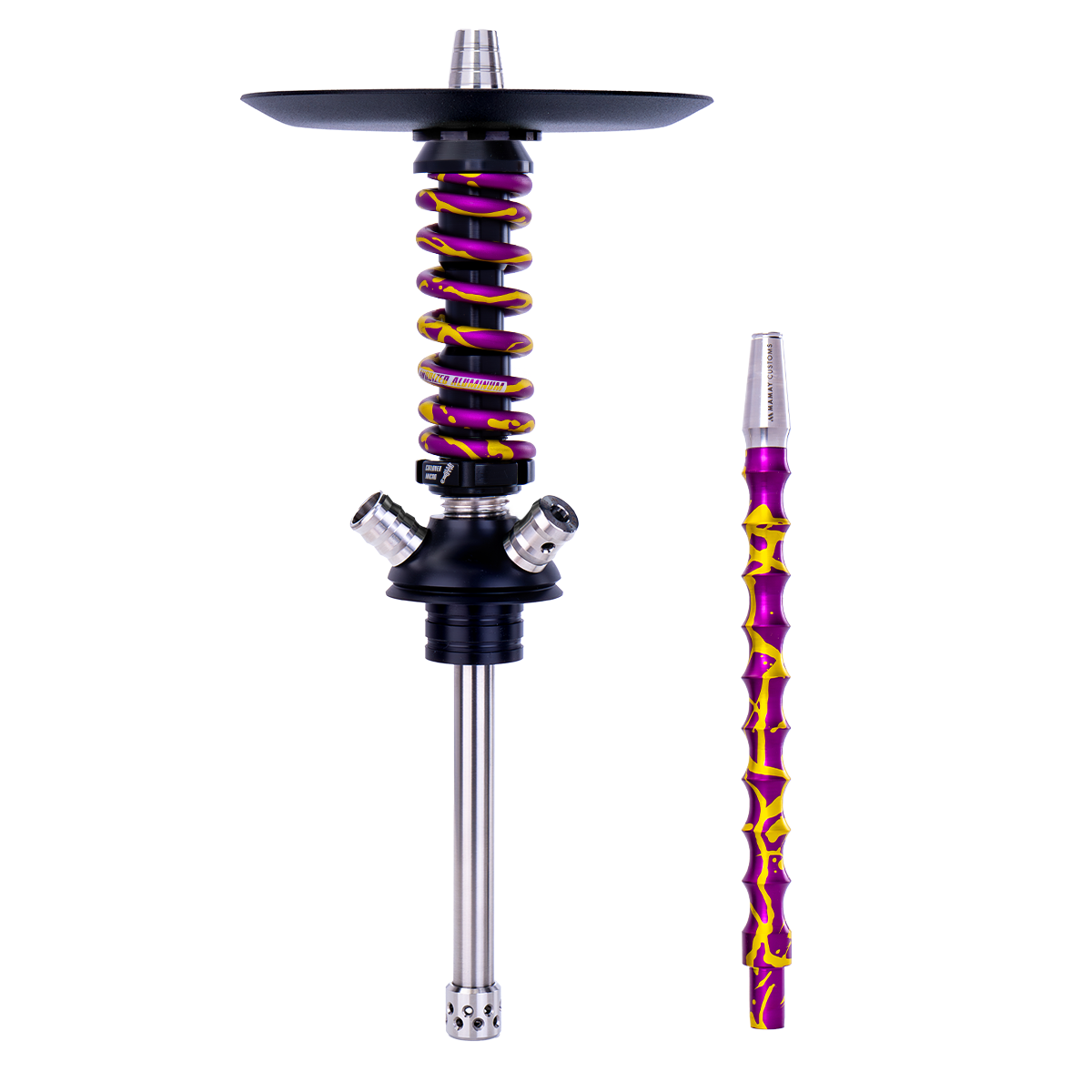 Шахта Mamay Customs - Coilover Micro пурпурно-золотой сплеш (без колбы)