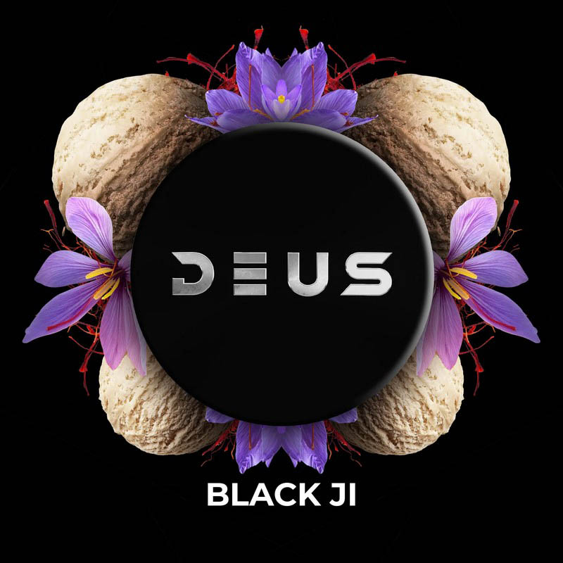 Табак Deus 100г – Black Ji (Мороженое Шафран)