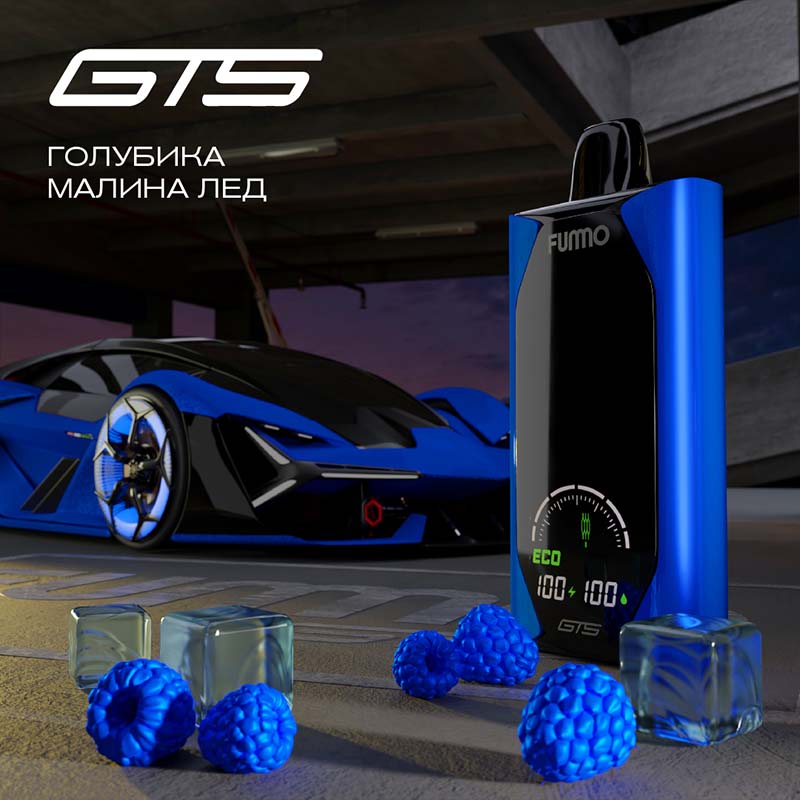 ЭС FUMMO GTS 18000 – Голубика Малина Лед