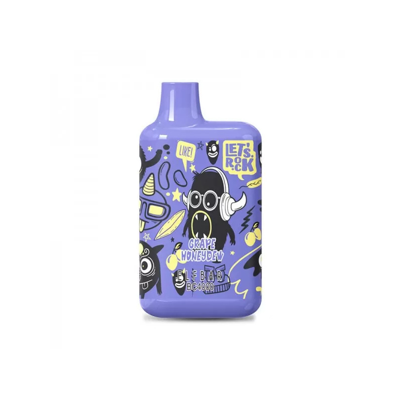 ЭС Elf Bar 4000 – Grape honeydew (Виноград и медовая дына)