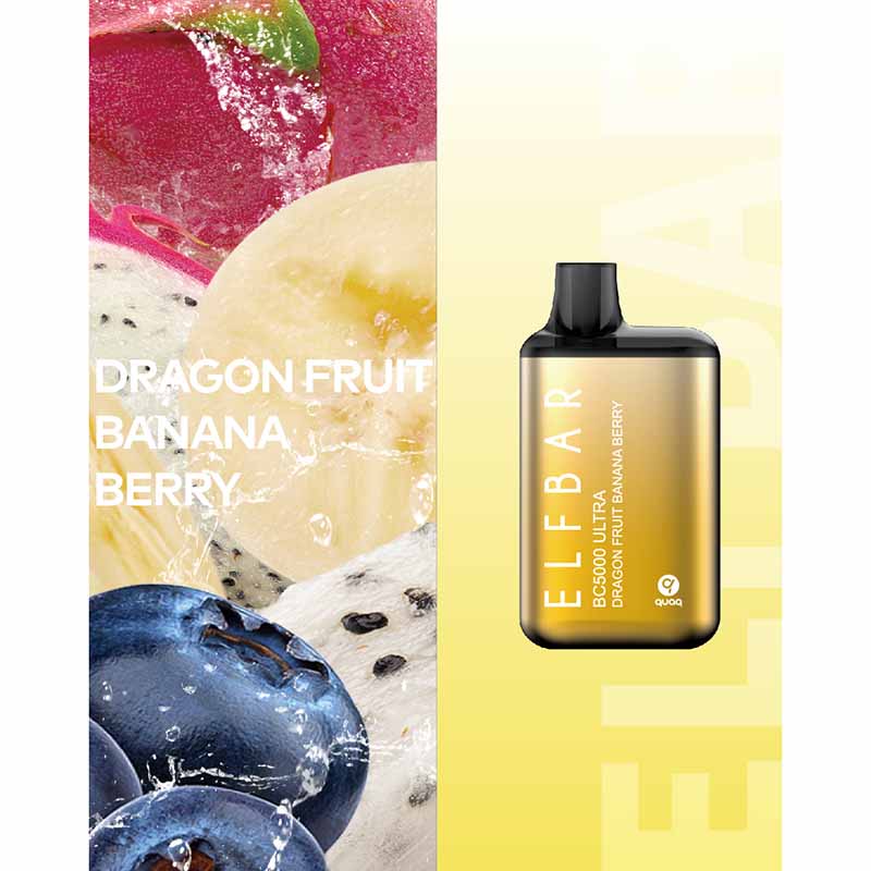 ЭС Elf Bar BC Ultra 5000 – Dragon fruit banana berry (Драгонфрут Банан Ягоды)