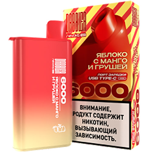 Распродажа ЭС DABBLER 6000 – Яблоко с манго и грушей
